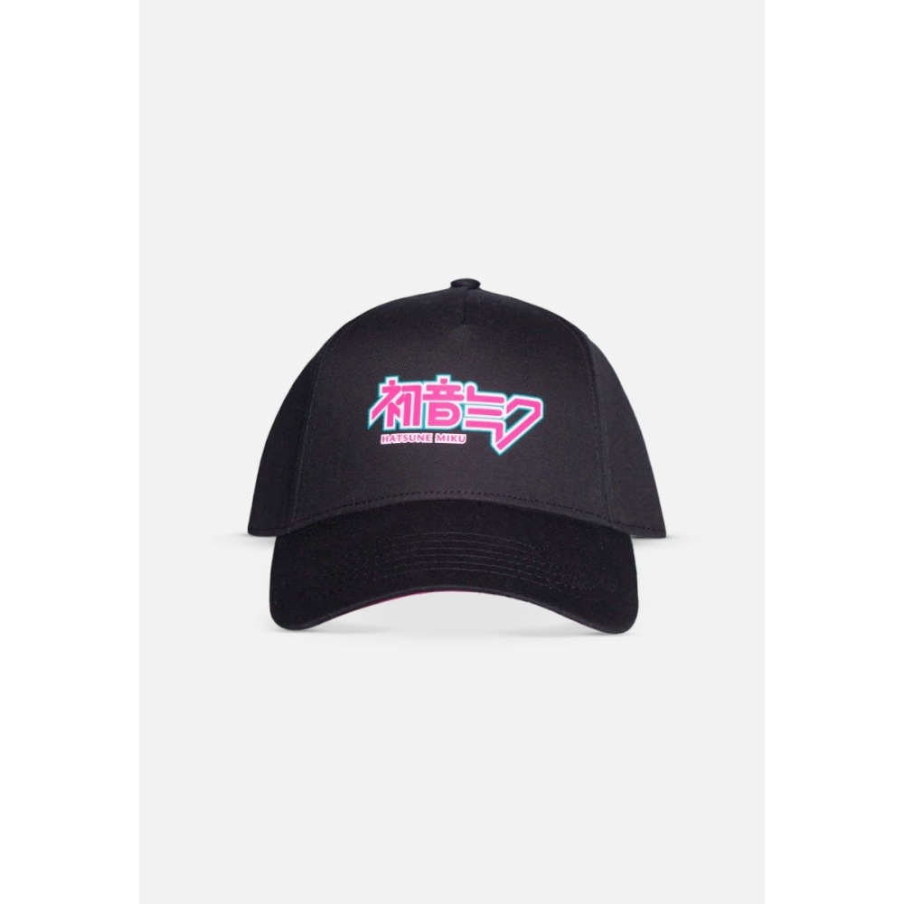 Hatsune Miku - Logo Casquette ajustable - Noir